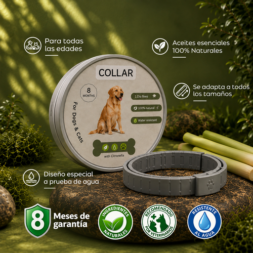 Collar Antipulgas Natural