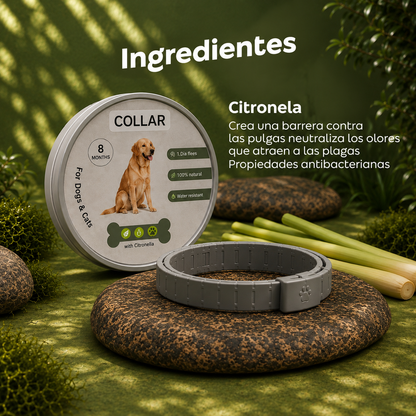 Collar Antipulgas Natural